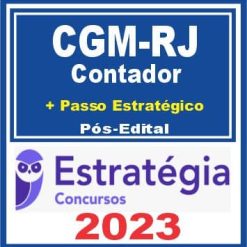 CGM RJ (Contador + Passo) Pós Edital - Estratégia 2023