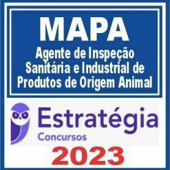 MAPA (Agente de Insp. Sanitária e Indust. de Produtos de Origem Animal) -Pré-Edital